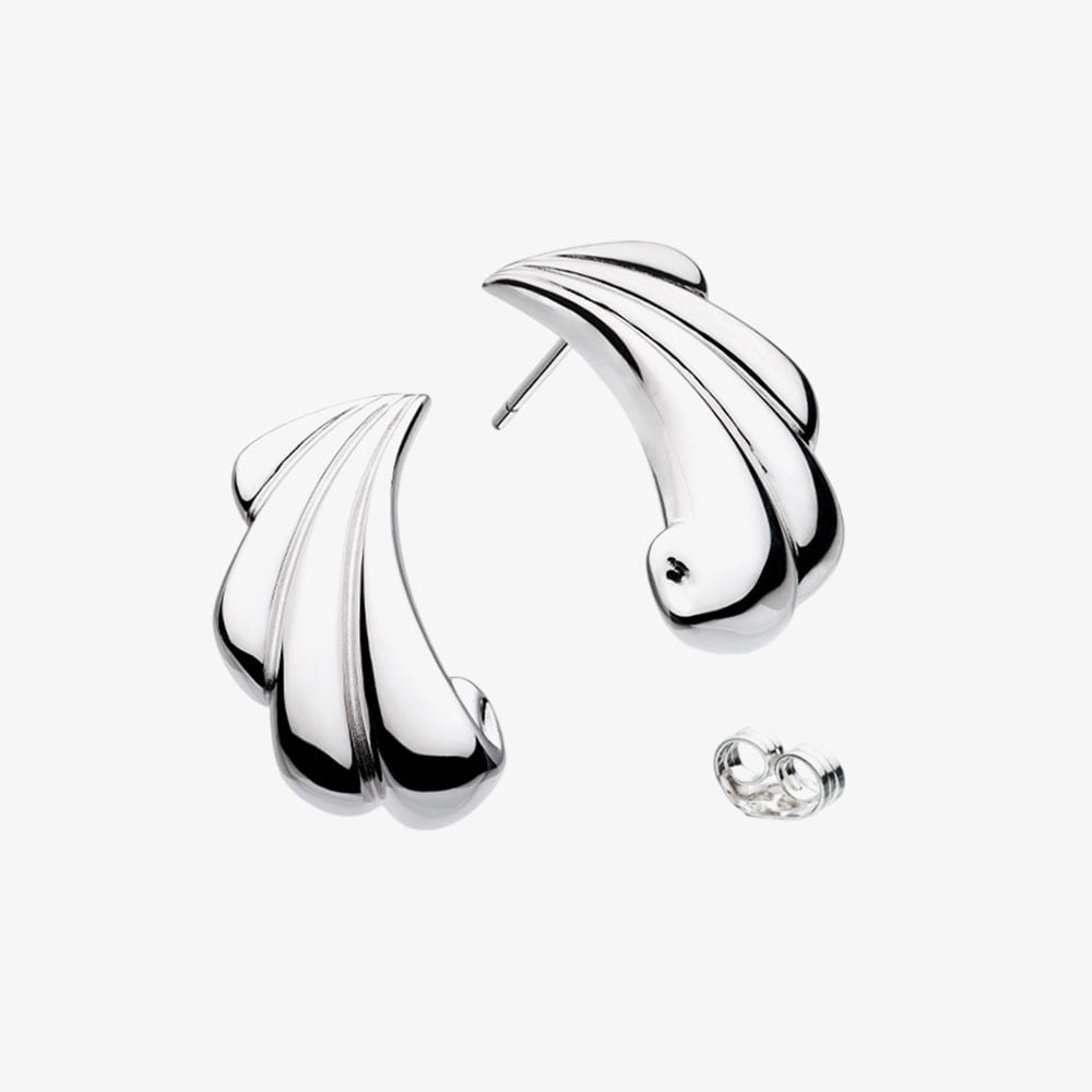 Kit Heath Océane Shell Echo Grande Stud Earrings 41215RP
