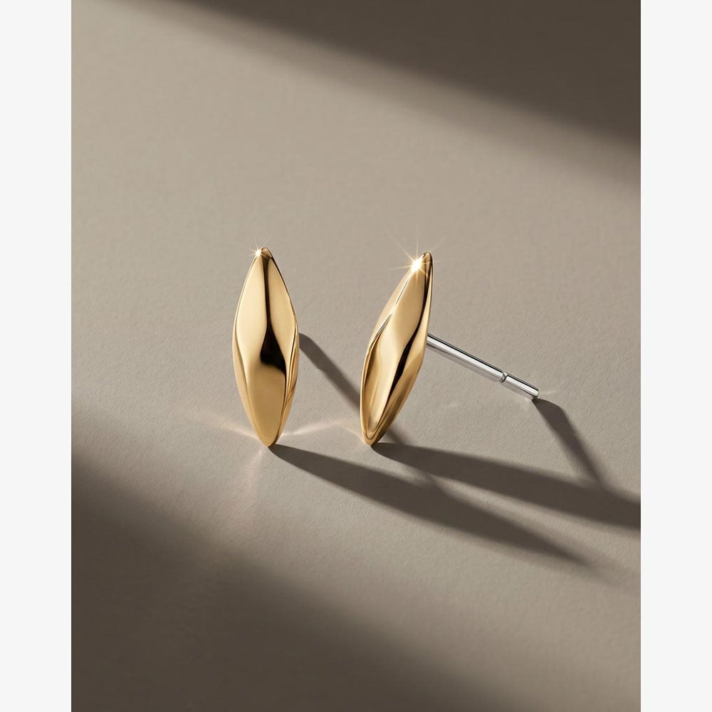 Kit Heath Glint Golden Two-Tone Stud Earrings 41253GRP