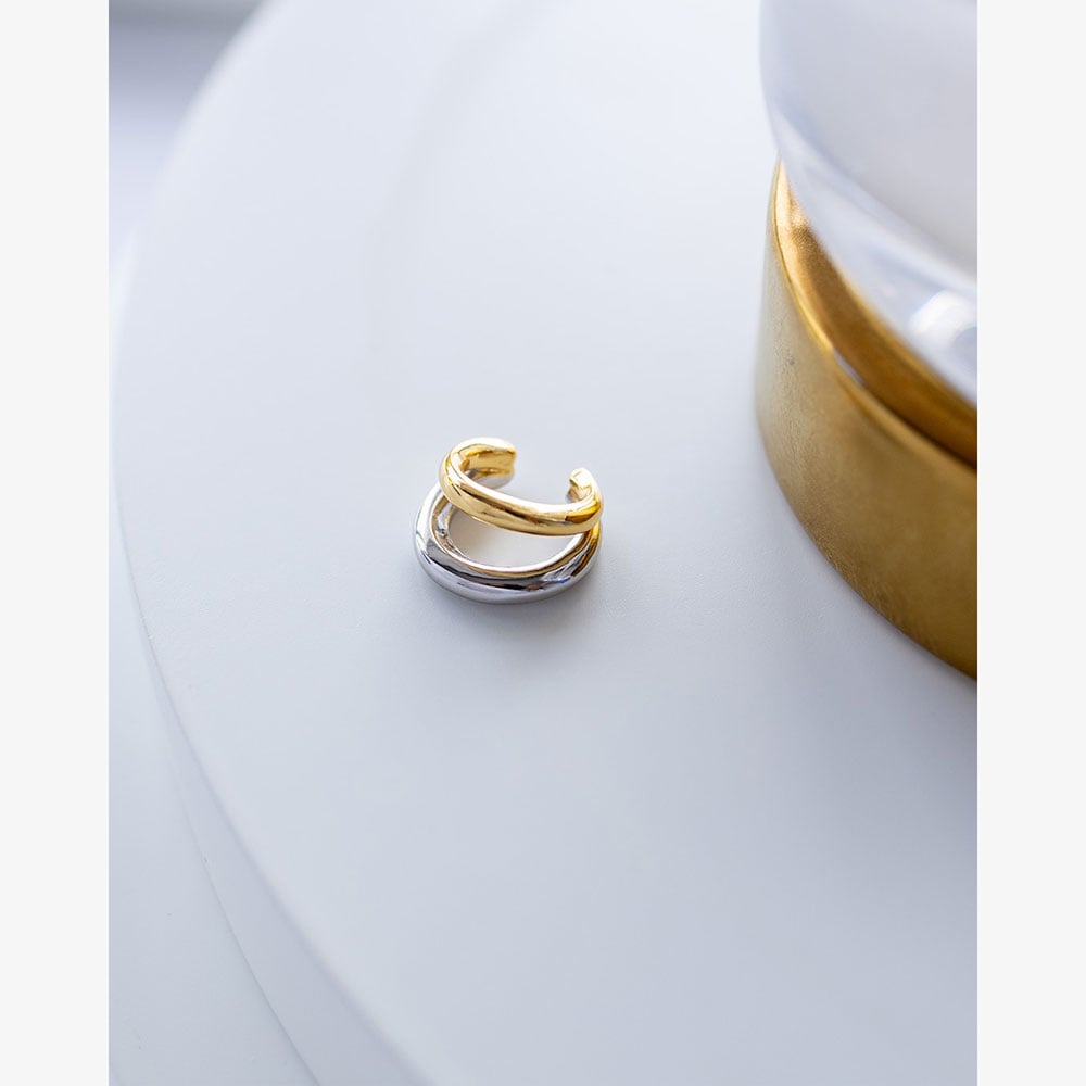 Kit Heath Bevel Cirque Link Golden Solo Ear Cuff Earrings 41886RP