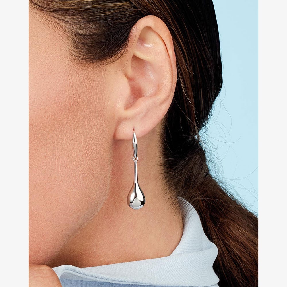 Kit Heath Coast Pebble Smooth Elegant Drop Earrings 60154RP