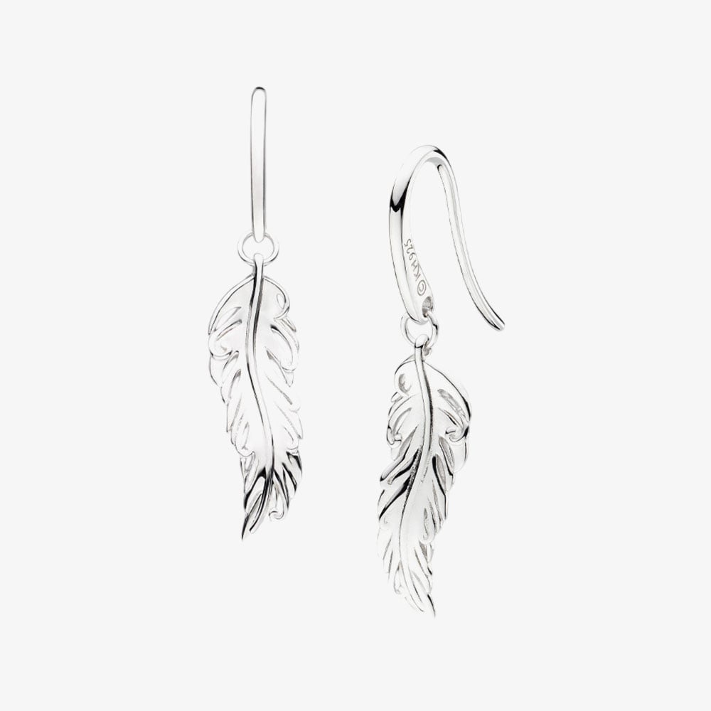 Kit Heath Feather Wisp Drop Earrings 60316RP