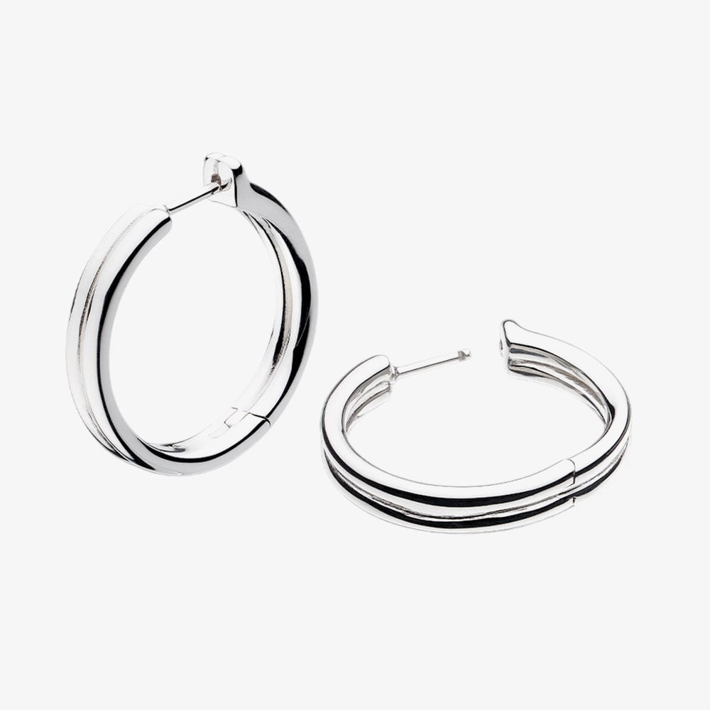 Kit Heath Bevel Unity Hinged Hoop Earrings 61175RP
