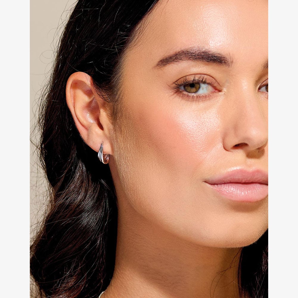 Kit Heath Océane Shell Wave Hoop Earrings 61211RP