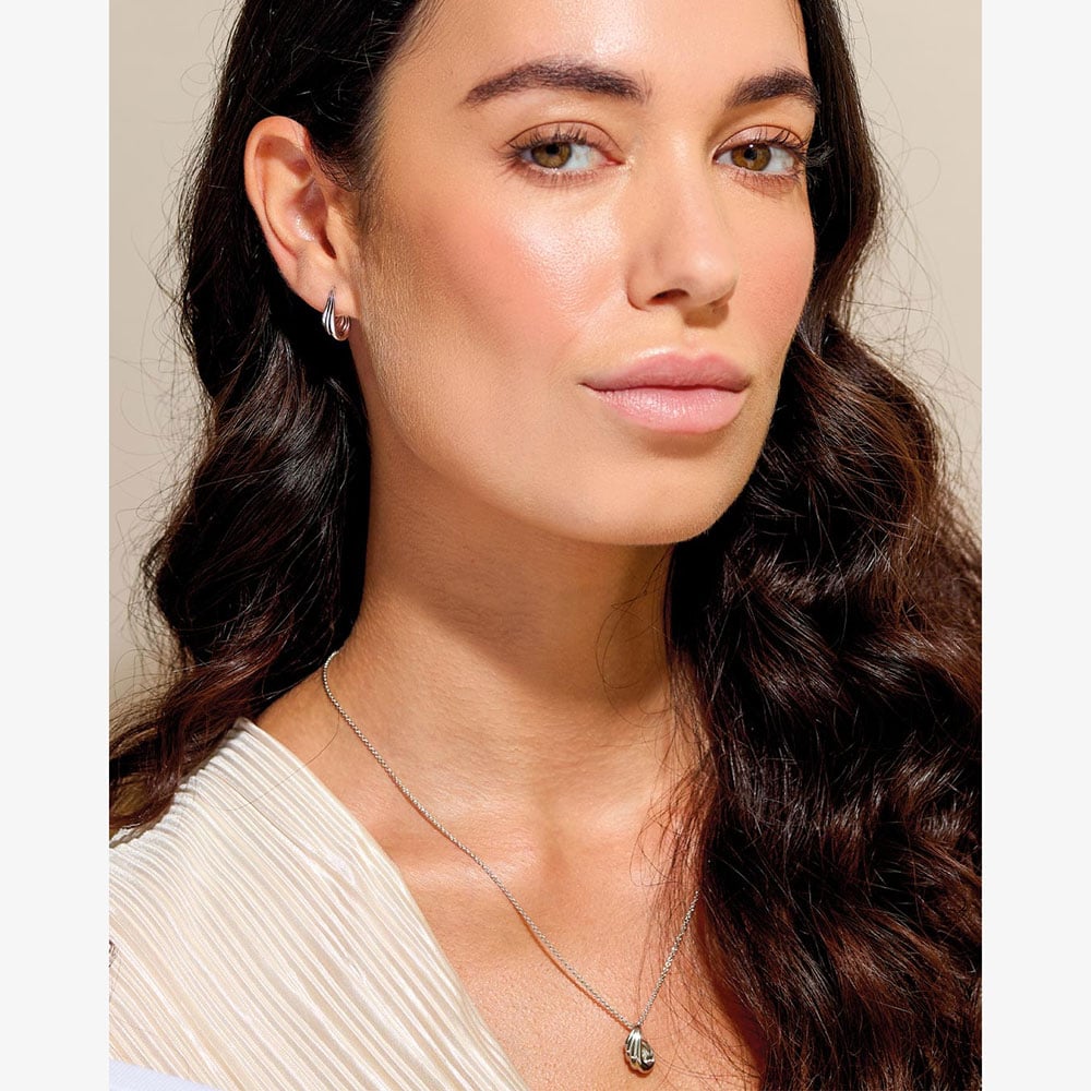Kit Heath Océane Shell Wave Hoop Earrings 61211RP