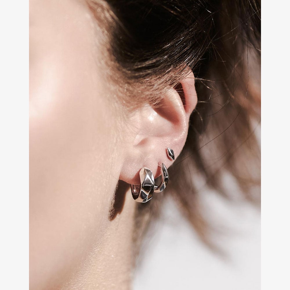 Kit Heath Glint Geo Hoop Earrings 61252RP