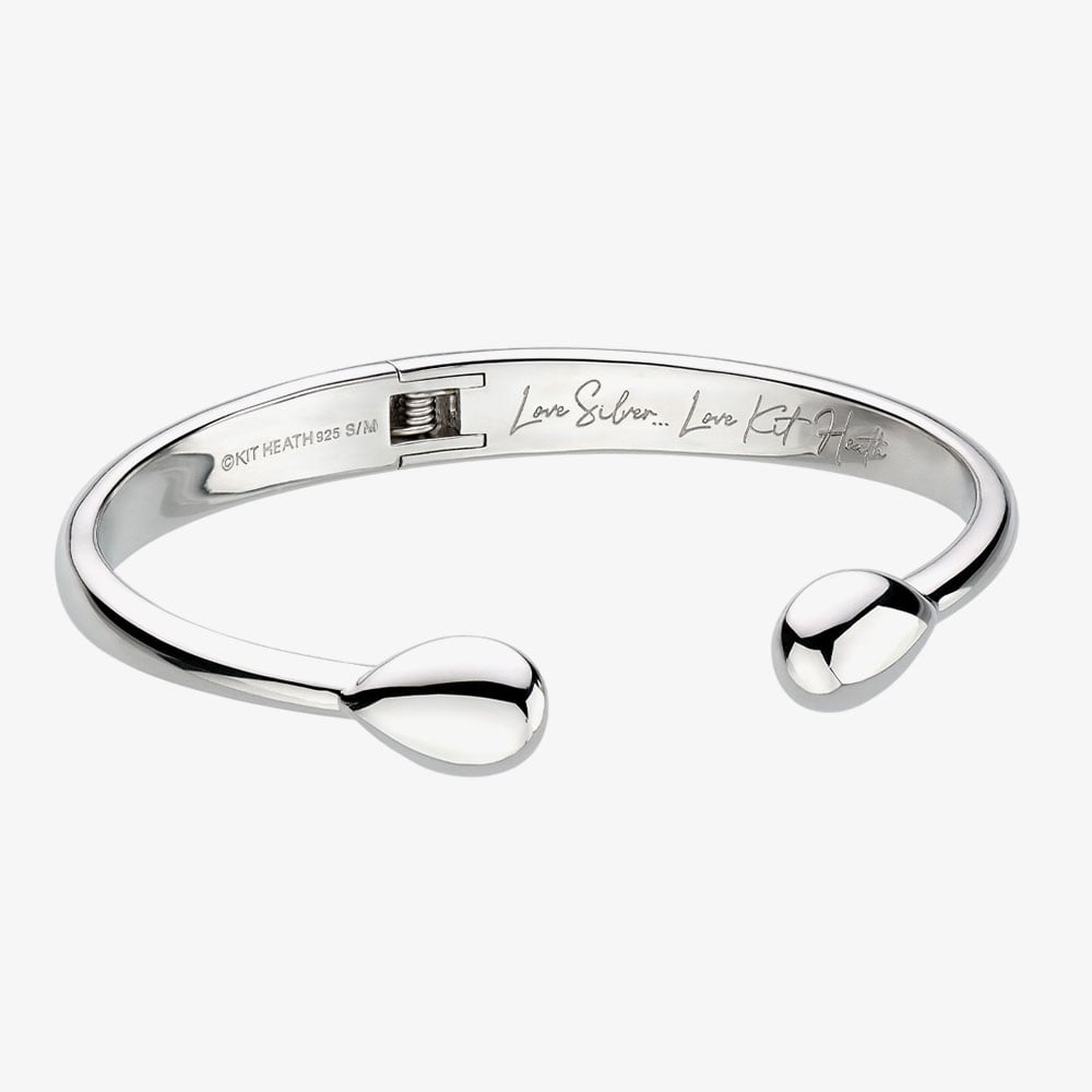 Kit Heath Coast Pebble Smooth Hinged Bangle 70152RPSM