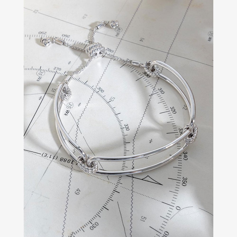 Kit Heath Marina Rope Bar Link Toggle Bracelet Bracelet 71091RP