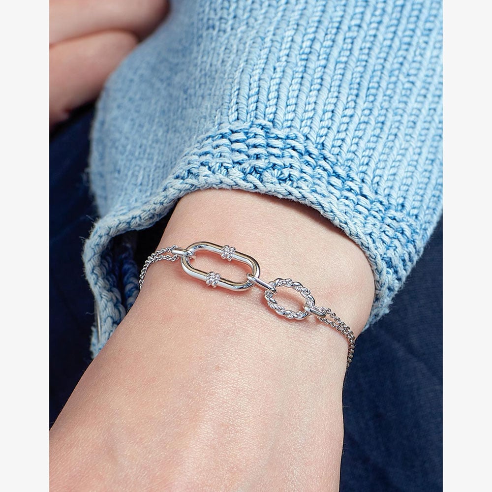 Kit Heath Marina Rope Link Grande Twin 7 Inch Slider Bracelet 71097RP