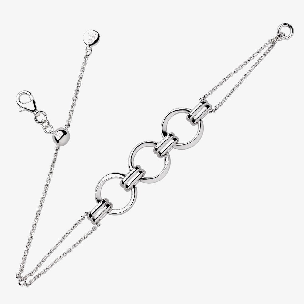 Kit Heath Bevel Unity Twin Chain 7 Inch Slider Bracelet 71173RP