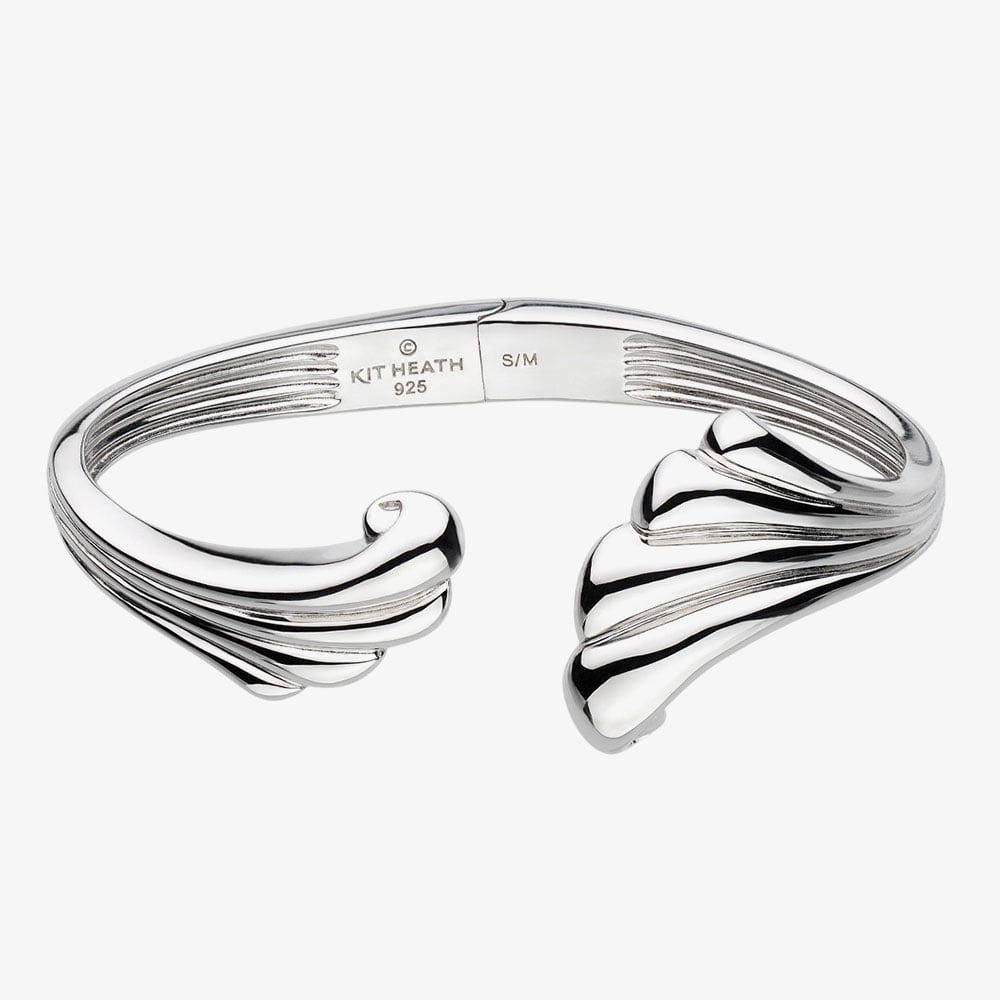 Kit Heath Océane Shell Echo Grande Hinged Bangle 71215RPSM