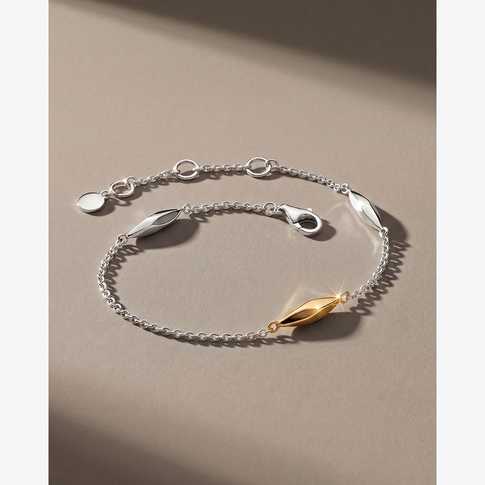 Kit Heath Glint Golden Two-Tone Station Bracelet 71255GRP