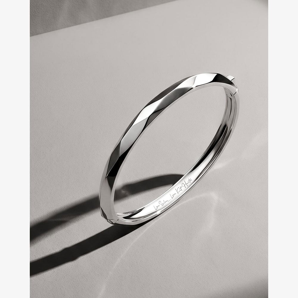 Kit Heath Glint Geo Hinged Bangle 71256RP