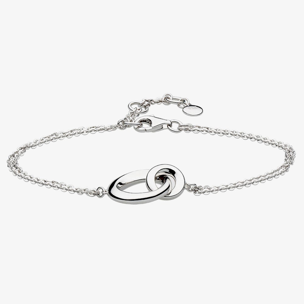 Kit Heath Bevel Cirque Link Double Chain 7.5 Inch Bracelet 71886RP