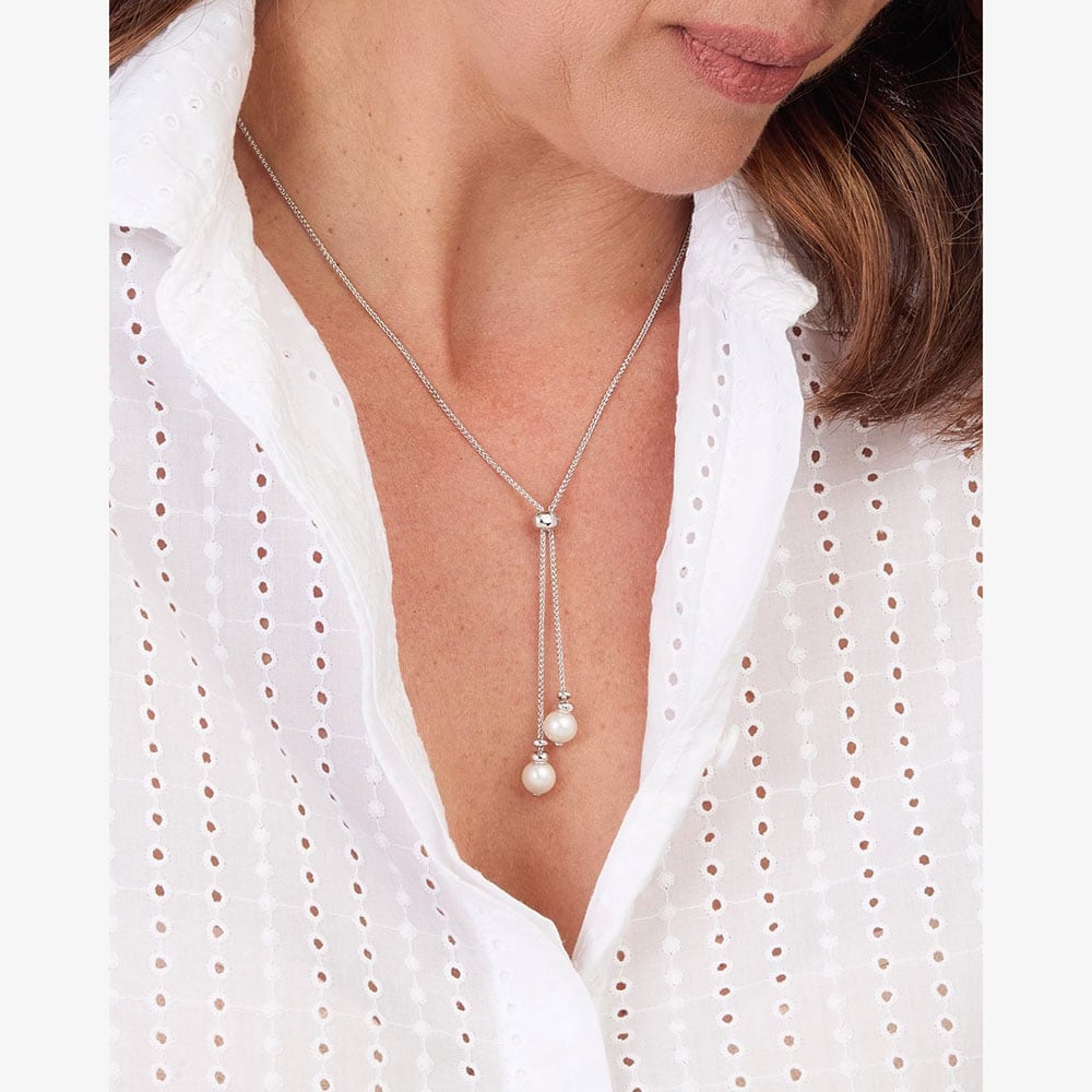 Kit Heath Coast Tumble Pearl 22 Inch Lariat Necklace 90166FP
