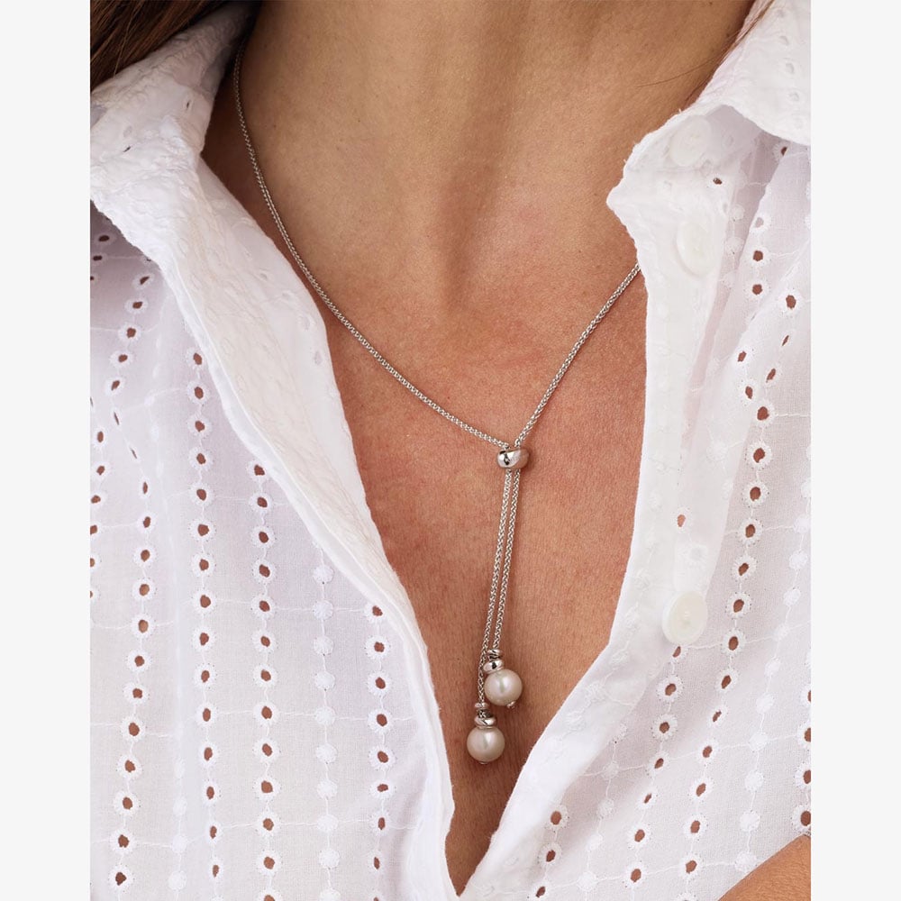 Kit Heath Coast Tumble Pearl 22 Inch Lariat Necklace 90166FP