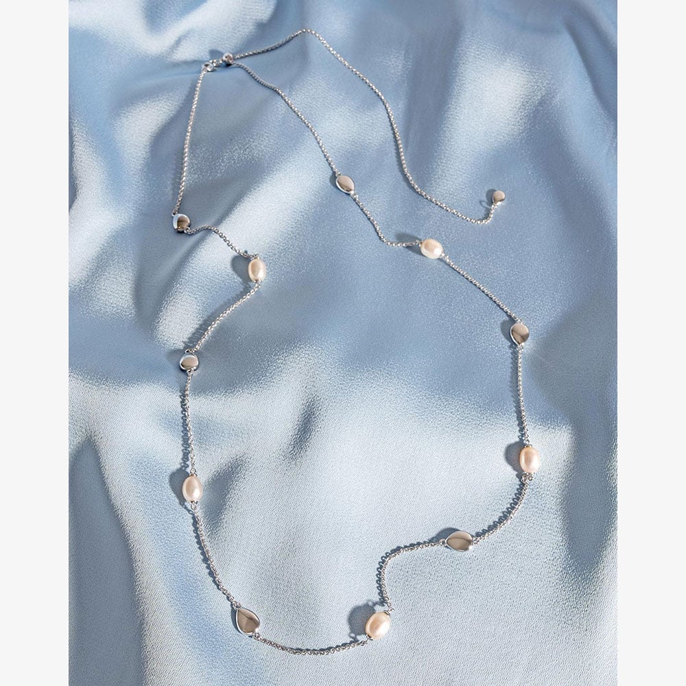 Kit Heath Coast Pebble Pearl 23-32 Inch Station Chain 90169FP