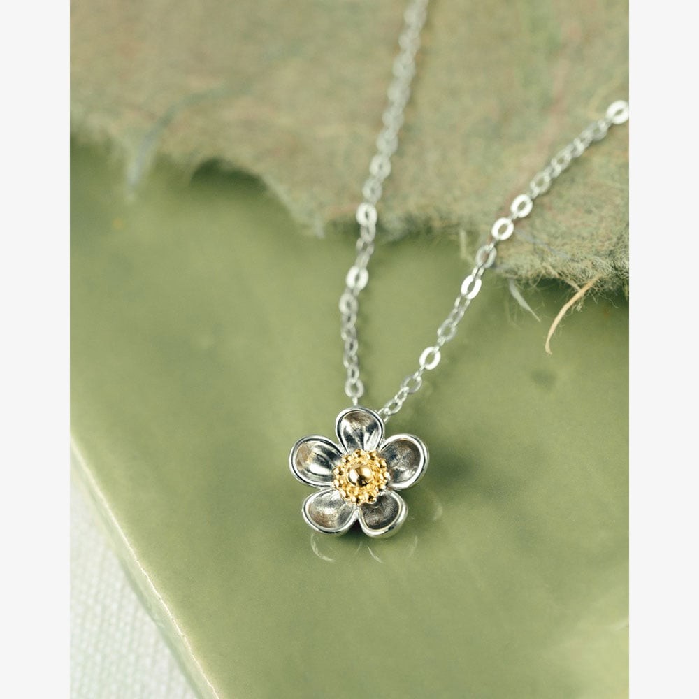 Kit Heath Blossom Wood Rose 18 Inch Necklace 90308GRP
