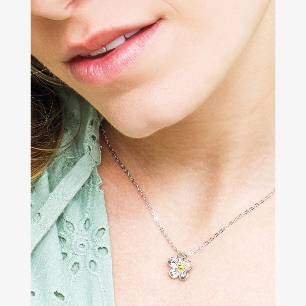 Kit Heath Blossom Wood Rose 18 Inch Necklace 90308GRP