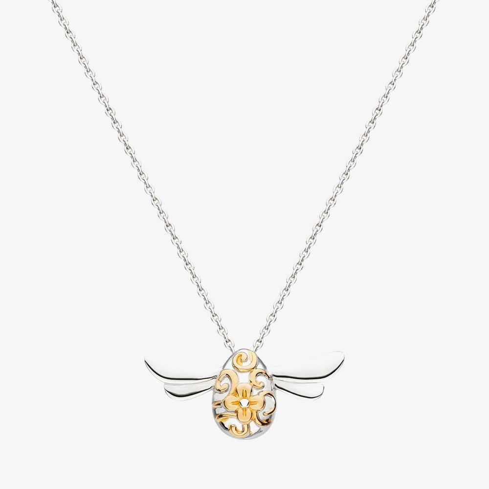 Kit Heath Blossom Flyte Honey Bee Midi 18 Inch Necklace 90338GRP