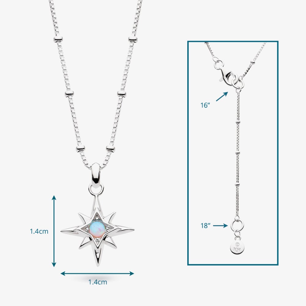 Kit Heath Céleste October Aurora Birthstone Necklace 90459SO