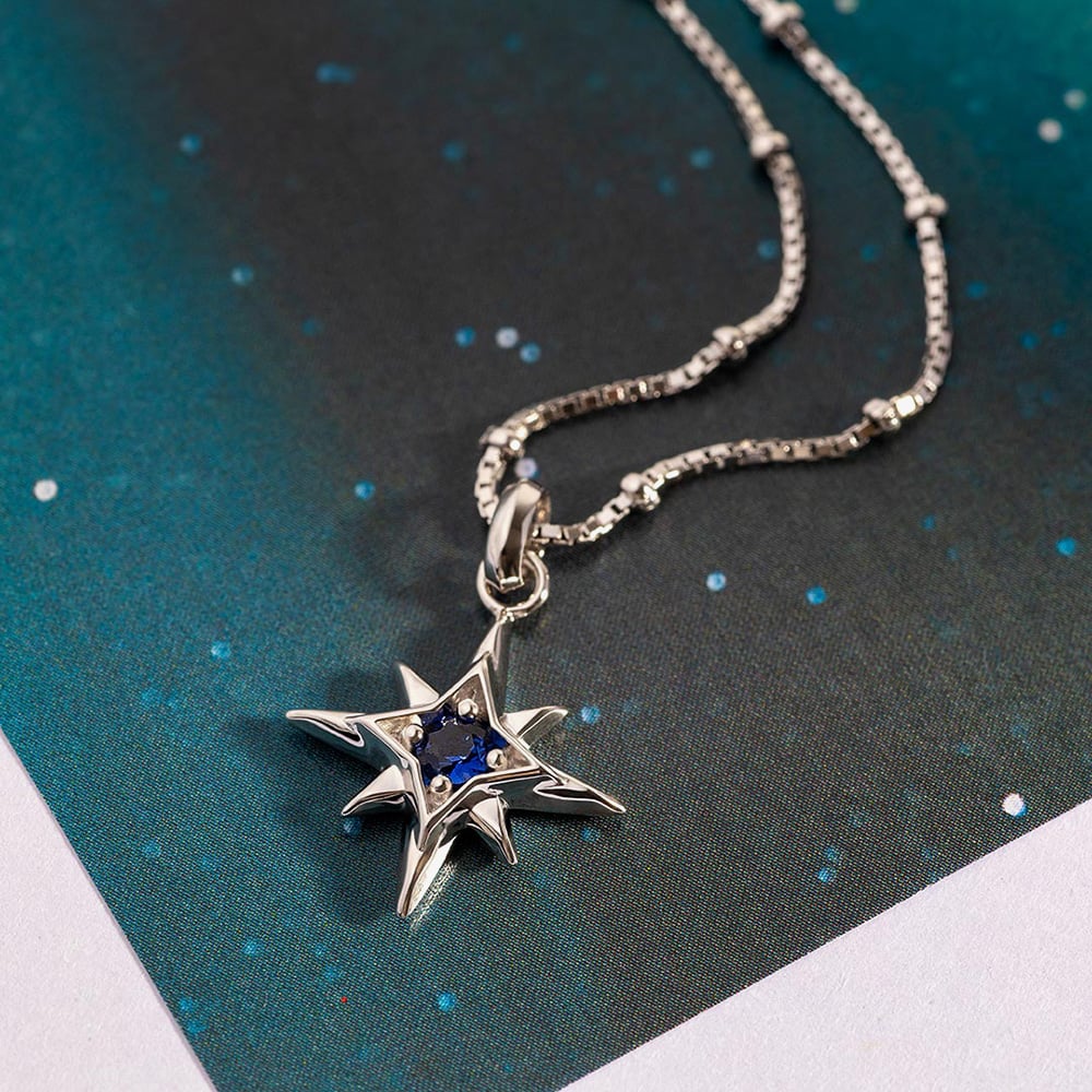 Kit Heath Céleste September Aurora Birthstone Necklace 90459SS