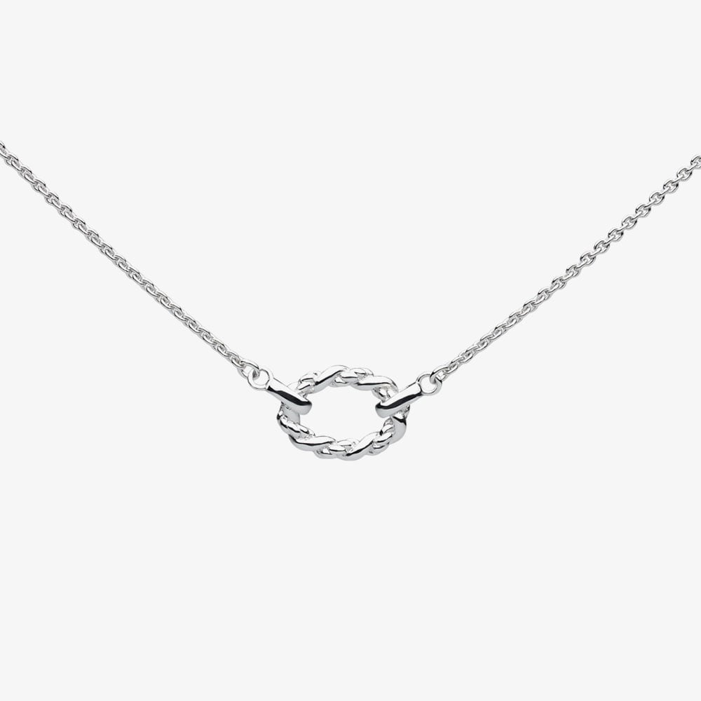 Kit Heath Marina Rope Twist Oval Mini 17 Inch Necklace 91073RP