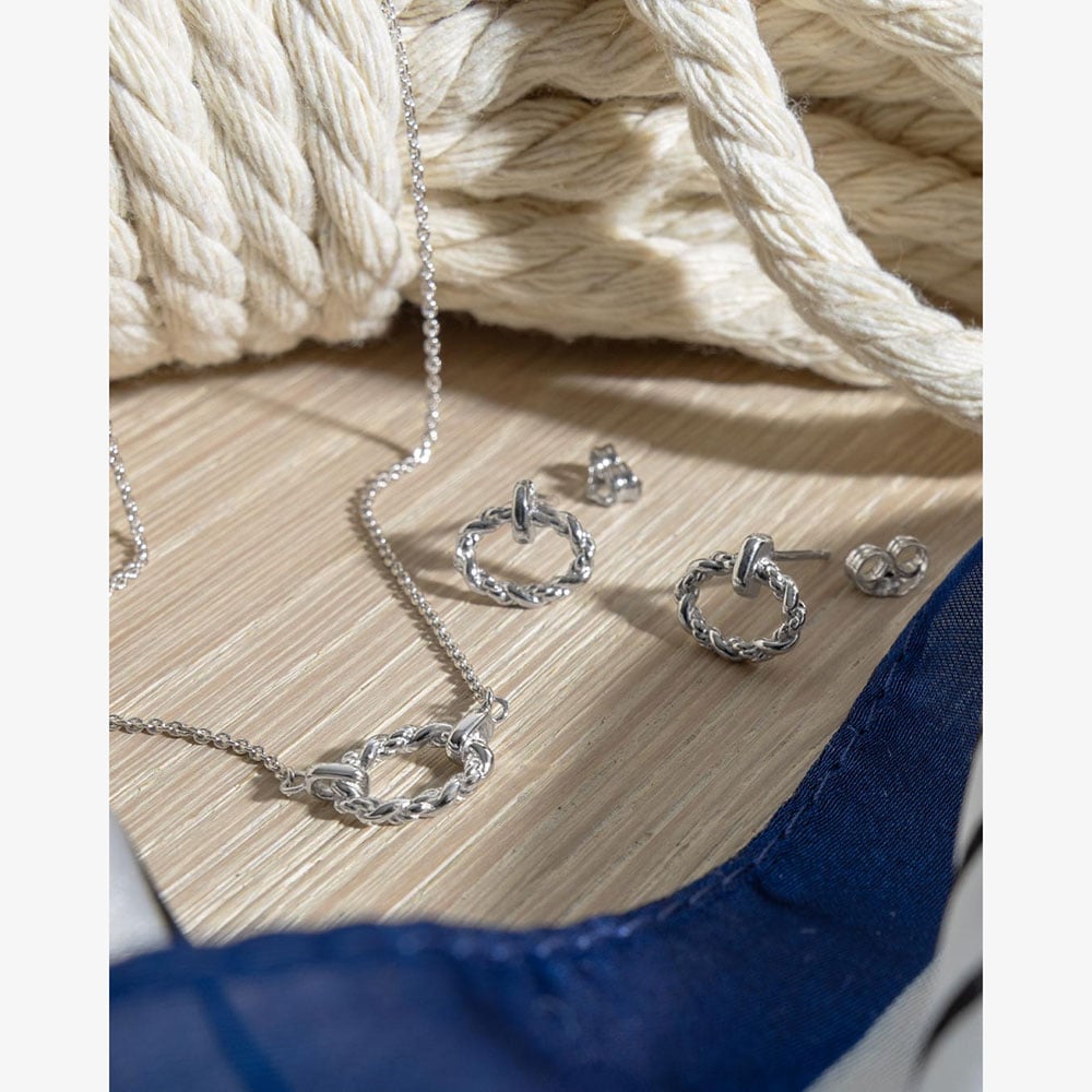 Kit Heath Marina Rope Twist Oval Mini 17 Inch Necklace 91073RP