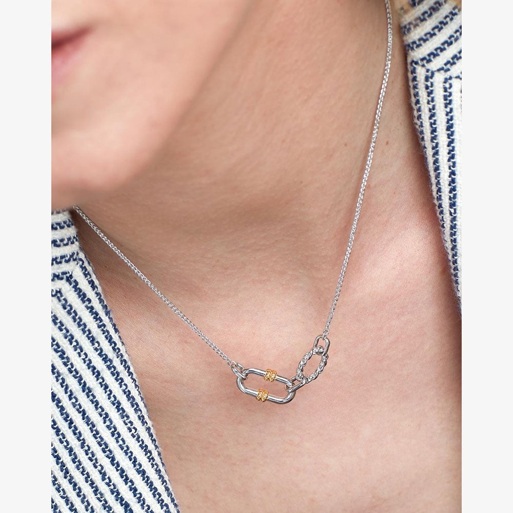 Kit Heath Marina Rope Link Duo 18 Inch Necklace 91096GRP