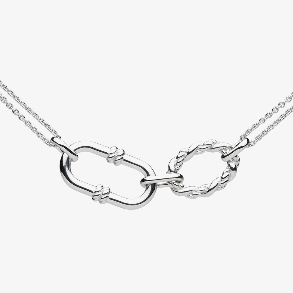 Kit Heath Marina Rope Link Grande Twin Chain 18 Inch Necklace 91097RP