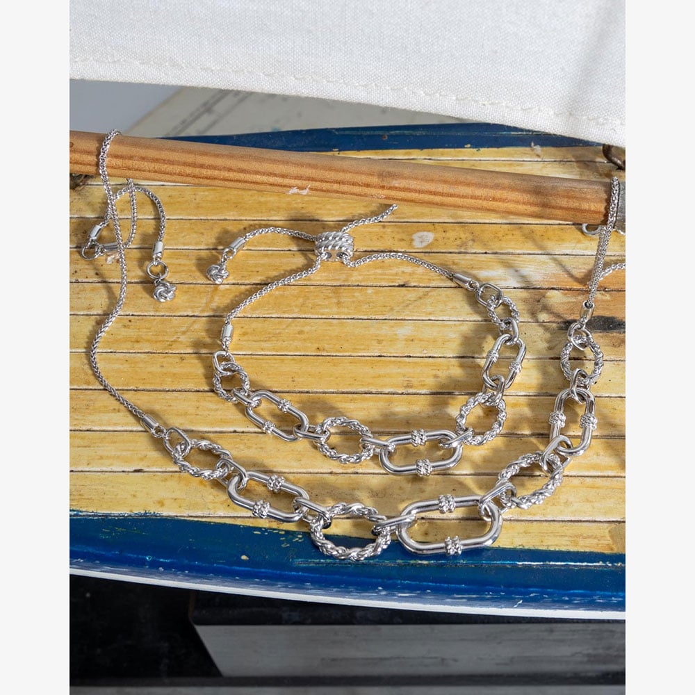 Kit Heath Marina Rope Link Chain 18 Inch Necklace 91098RP
