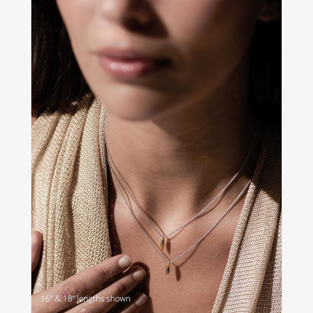 Kit Heath Glint Golden Two-Tone Mini Necklace 91252GRP