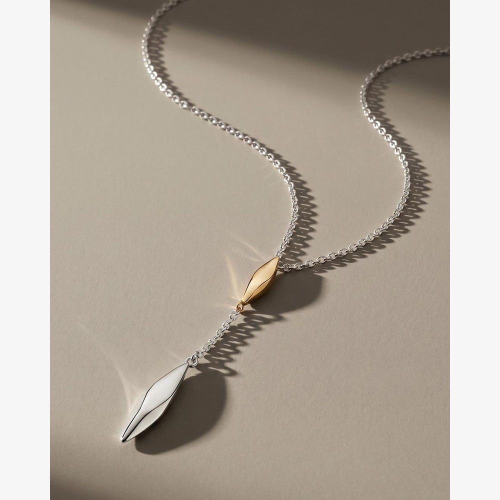Kit Heath Glint Golden Two-Tone Lariat-Style Necklace 91254GRP