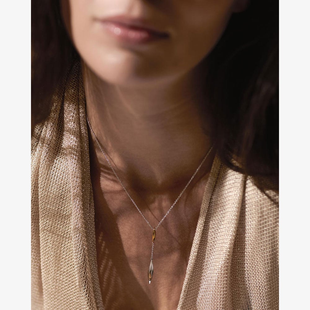 Kit Heath Glint Golden Two-Tone Lariat-Style Necklace 91254GRP