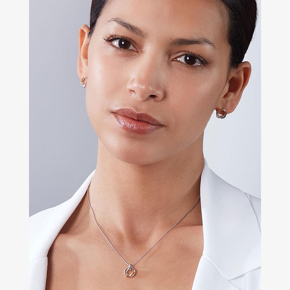 Kit Heath Kit Heath Bevel Trilogy Golds Petite 17 Inch Pendant 9168GRG