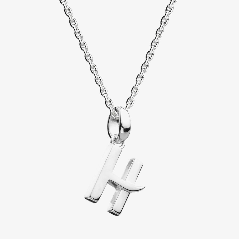 Kit Heath Signature Skript Capital H 18 Inch Necklace 9198RPH