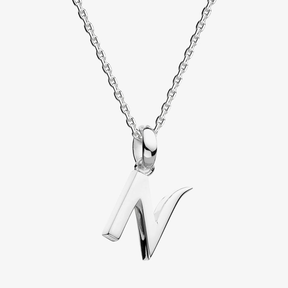 Kit Heath Signature Skript Capital N 18 Inch Necklace 9198RPN