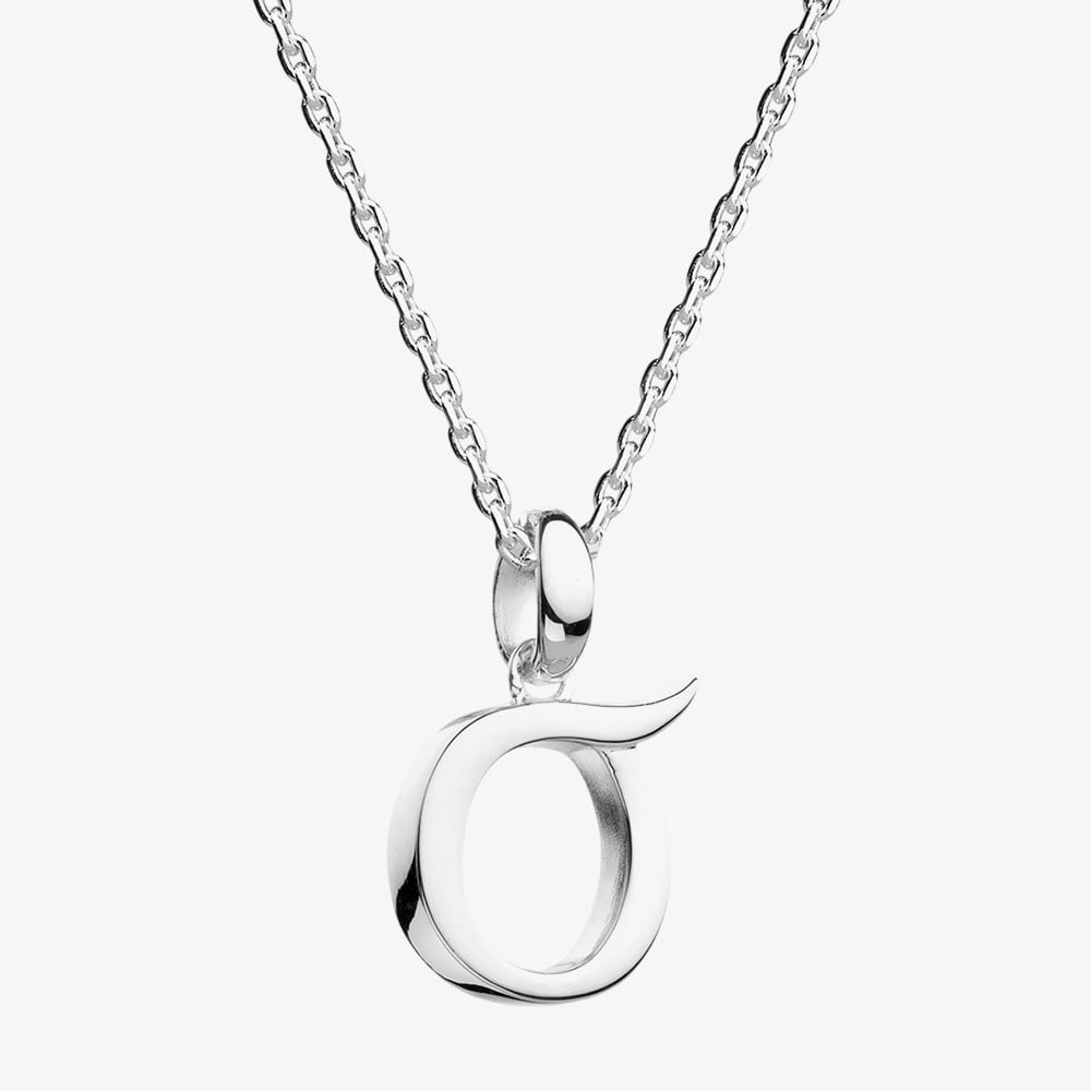 Kit Heath Signature Skript Capital O 18 Inch Necklace 9198RPO