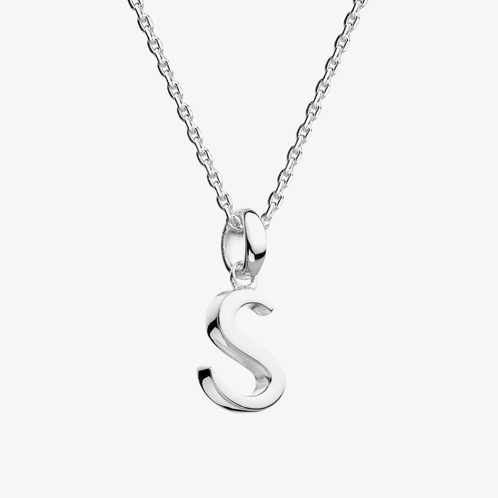 Kit Heath Signature Skript Capital S 18 Inch Necklace 9198RPS