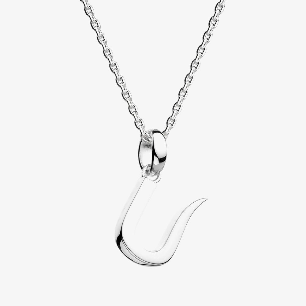 Kit Heath Signature Skript Capital U 18 Inch Necklace 9198RPU