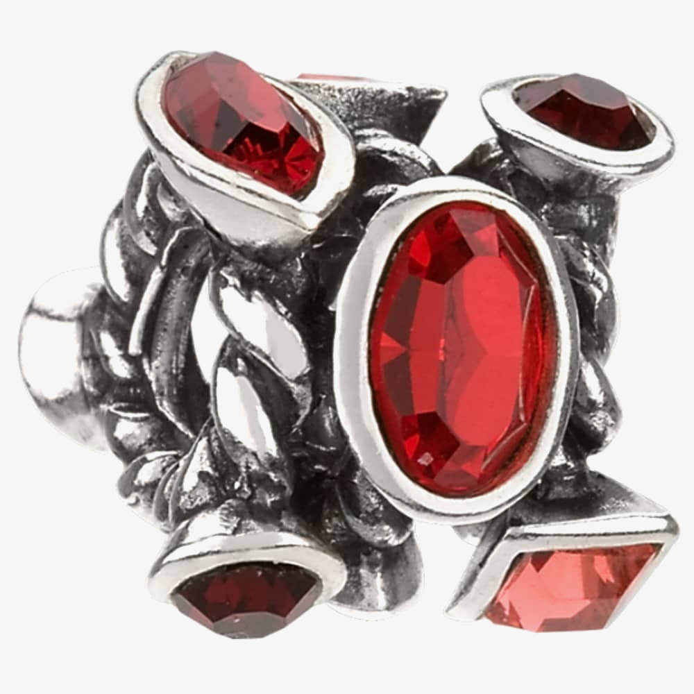 Product photograph of Chamilia Marquis Red Crystal Bead Jc-2f from The Jewel Hut
