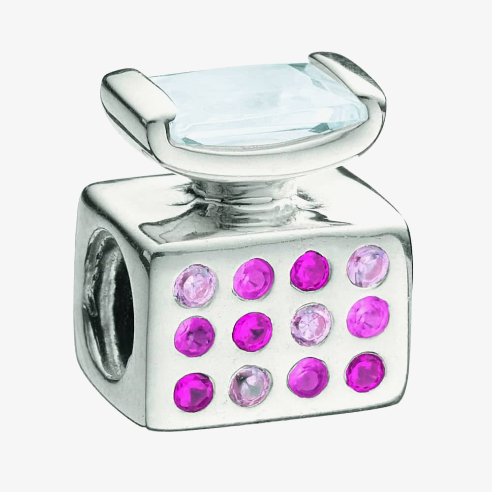 Chamilia Sterling Silver Uptown Clear Cubic Zirconia Bead 20250774於女装