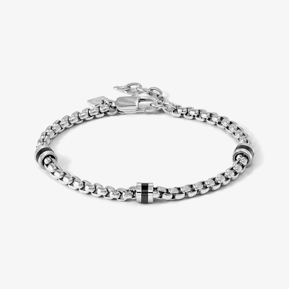 Nomination ManVision Steel & Black PVD Bracelet 133021/015