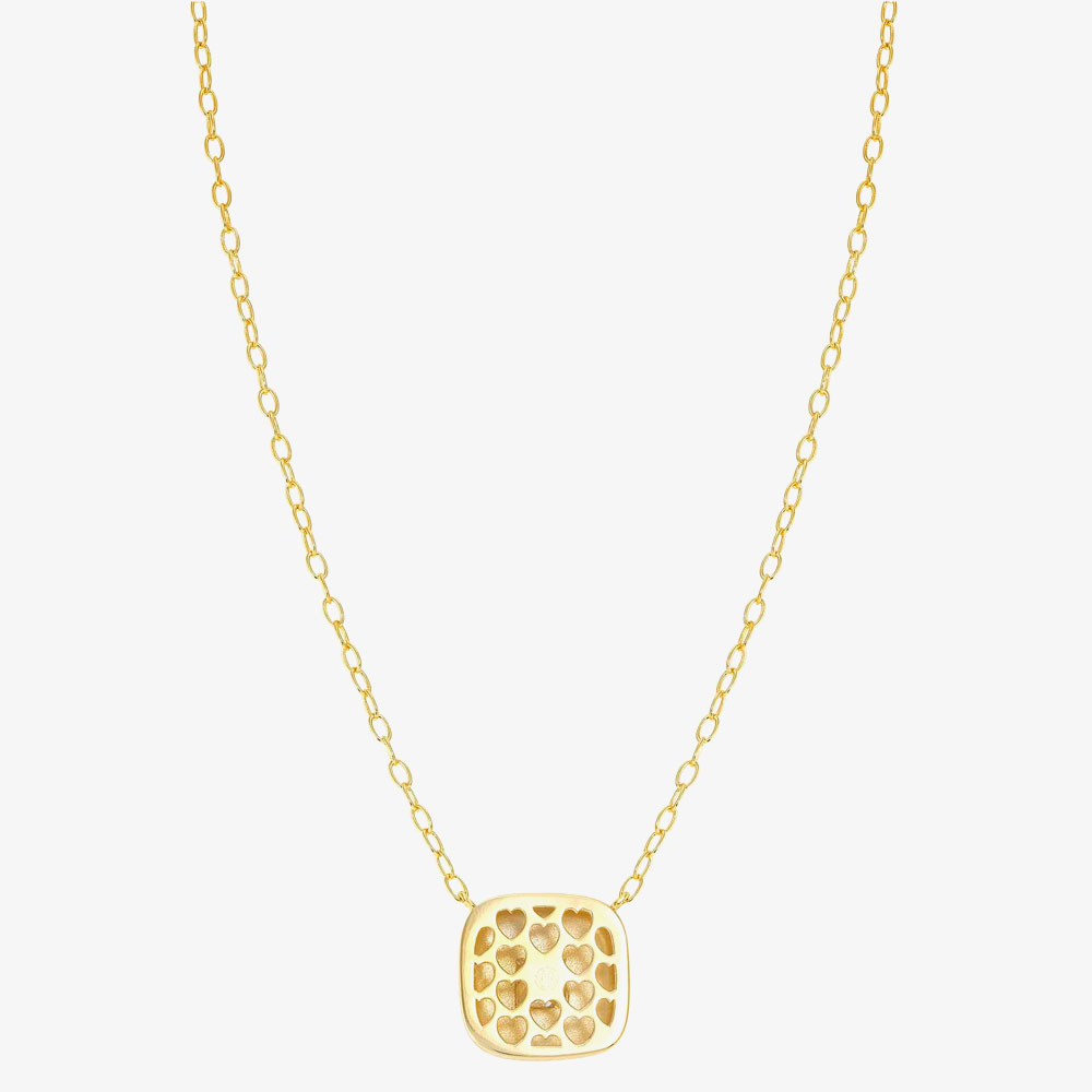 Nomination Domina Gold Plated Square Necklace 240402/036