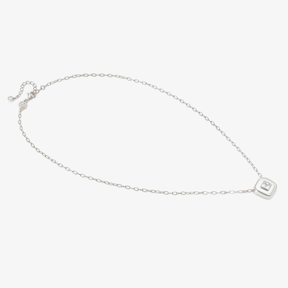 Nomination Domina Sterling Silver Square Necklace 240418/036