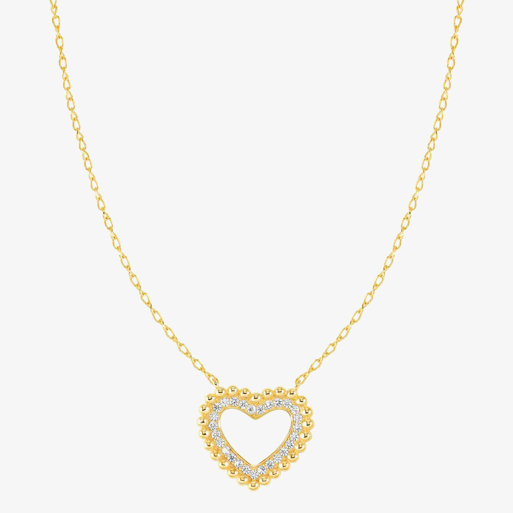 Nomination Lovecloud Gold Tone Plated Heart Necklace 240504/008