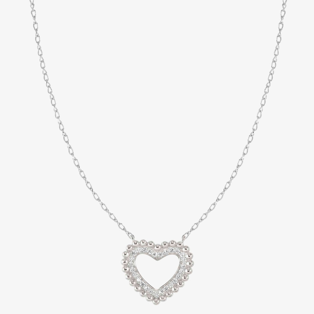 Nomination Lovecloud Sterling Silver Heart Necklace 240504/009