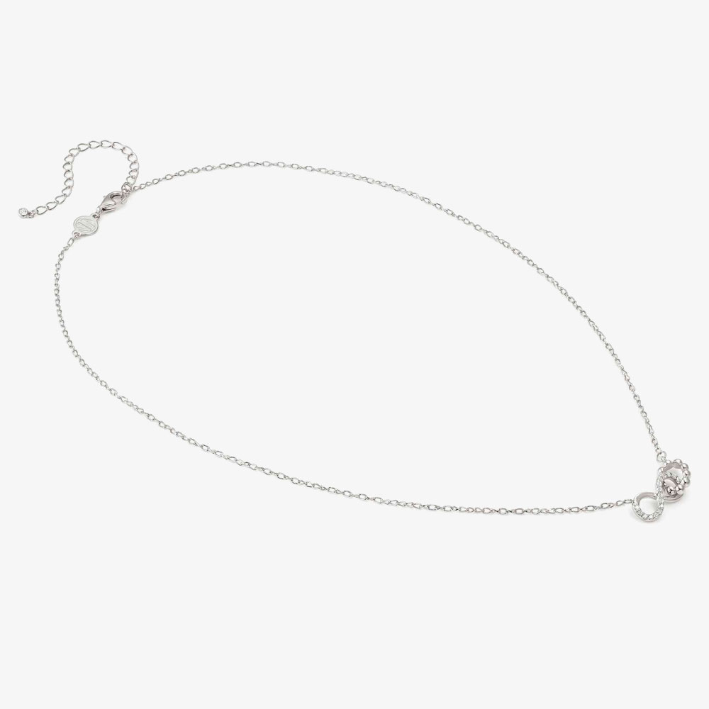 Nomination Lovecloud Sterling Silver Interlocking Infinity Necklace 240504/006