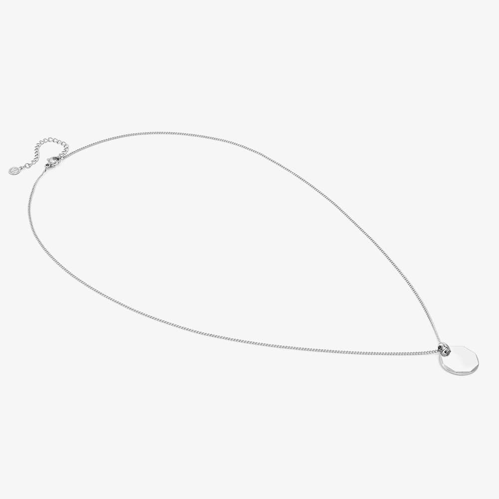 Nomination Sempre Con Me Engravable Hexagonal Disc Necklace 029702/064