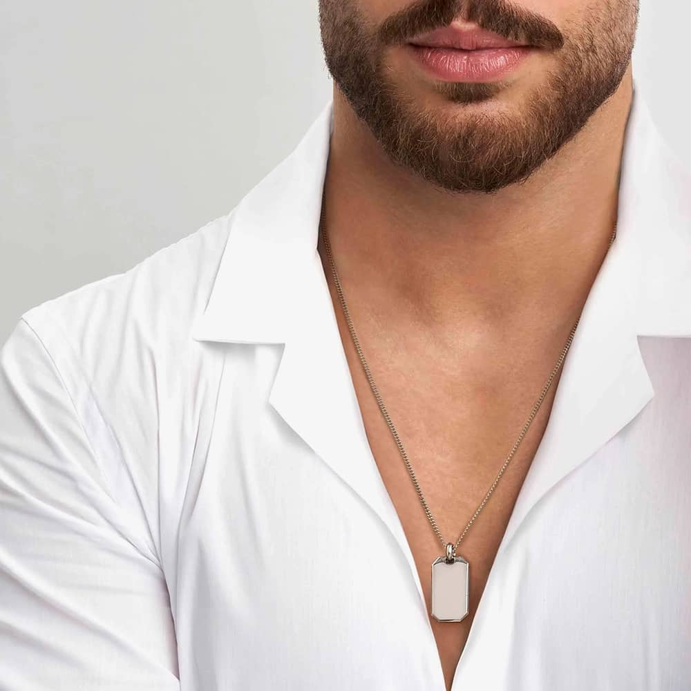 Nomination Sempre Con Me Engravable Rectangle Necklace 029702/065