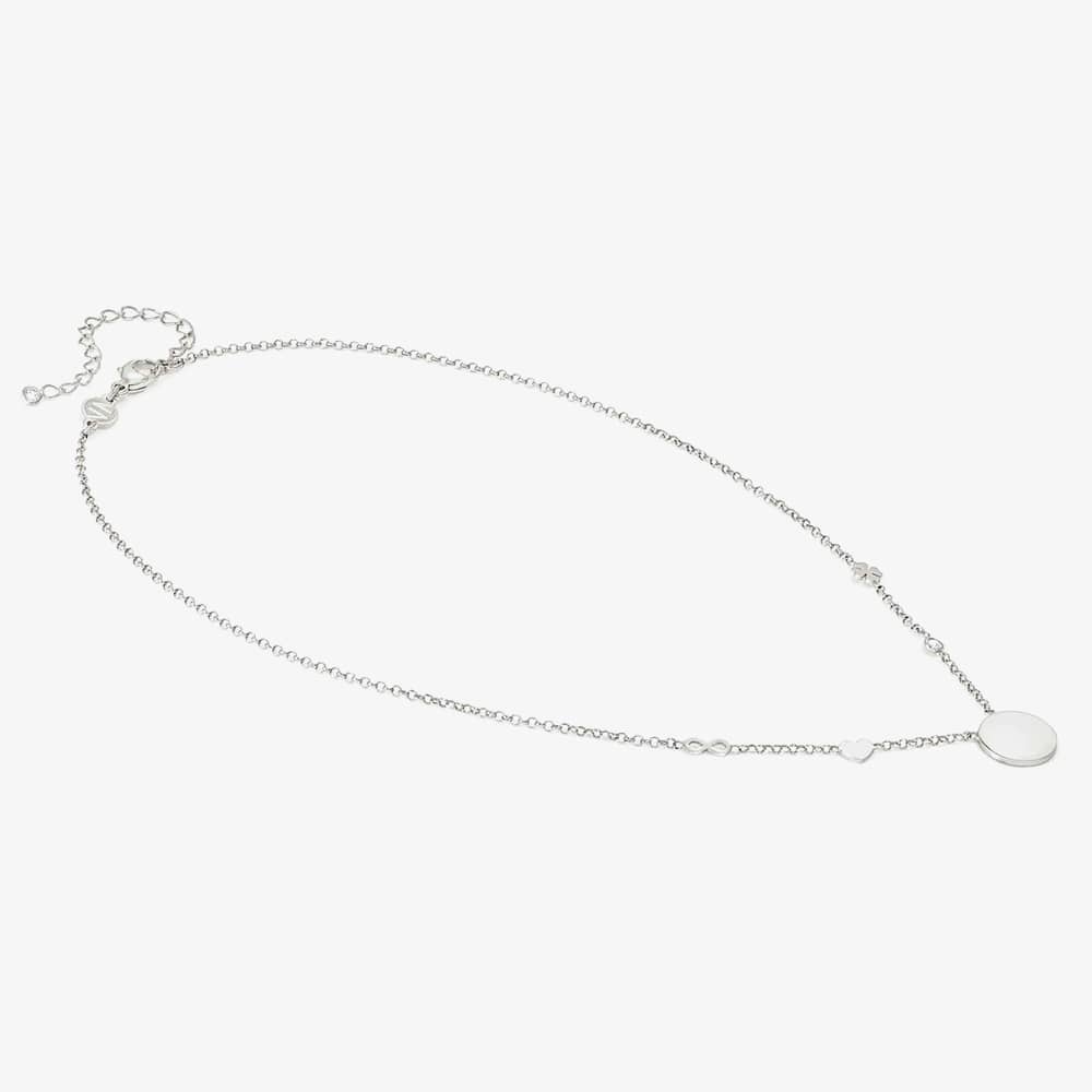 Nomination Messaggi D'Amore Engravable Round Disc Mixed Symbols Necklace 241211/016